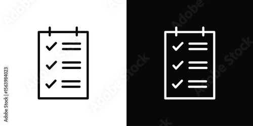 Reservation icon. Simple thin line, outline vectors
