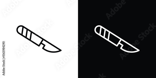 Scalpel icon. Simple thin line, outline vectors