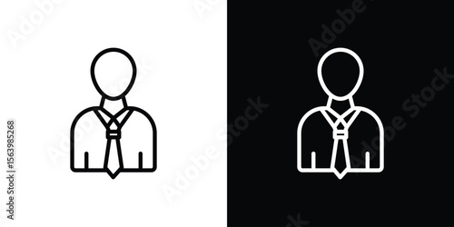 Tourist Guide icon. Simple thin line, outline vectors