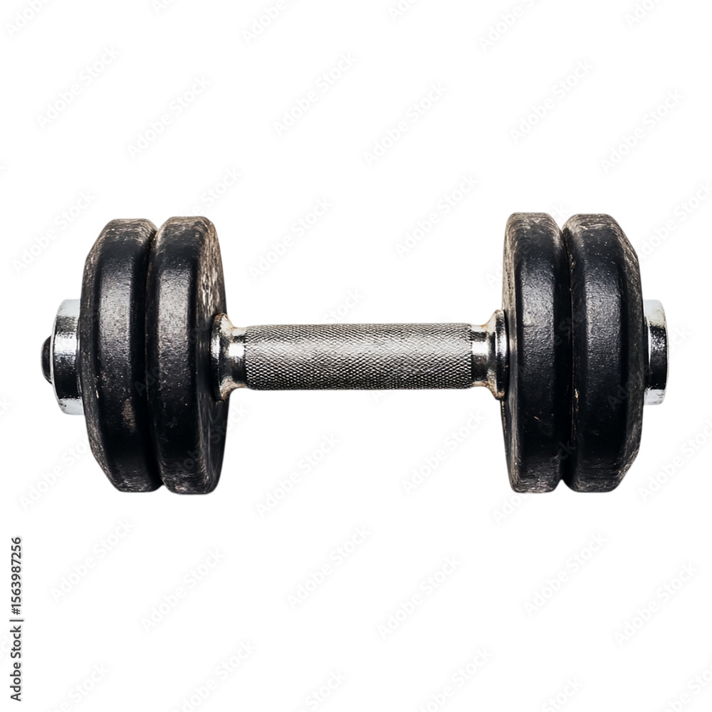 Fototapeta premium dumbbell on white background