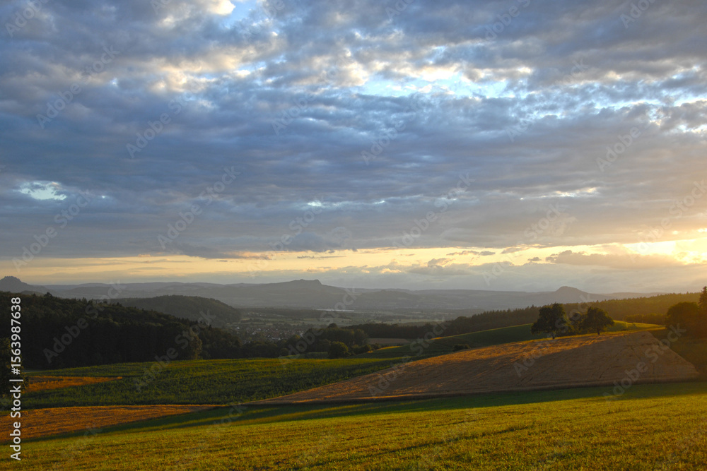 Fototapeta premium Hegau, Hegaulandschaft