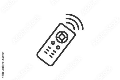line icon of remote control device