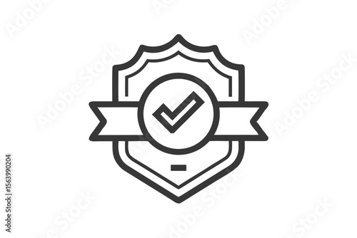 minimal mono line vector icon design style