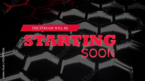 
THE STREAM WILL BE STARTING SOON WITH RED THEME ANIMATION