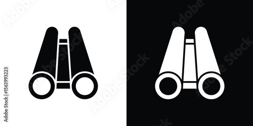 Binoculars icon Vector Silhouette for graphic and web design collection