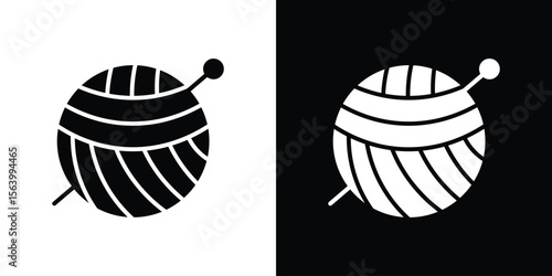 Crochet icon Vector Silhouette for graphic and web design collection