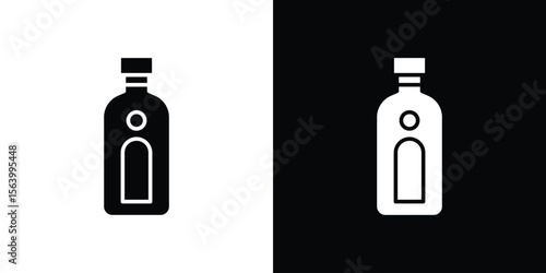 Gin icon Vector Silhouette for graphic and web design collection
