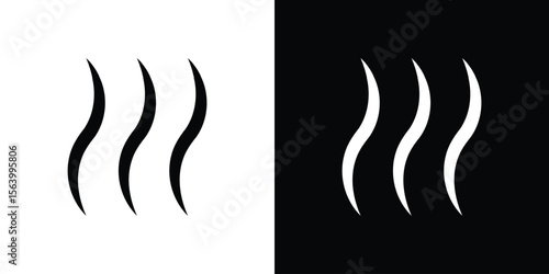 Hot icon Vector Silhouette for graphic and web design collection