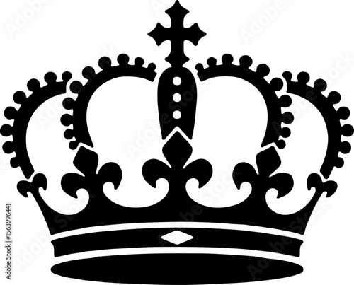  American Heraldic Crowns, Shields, and Lion Silhouettes