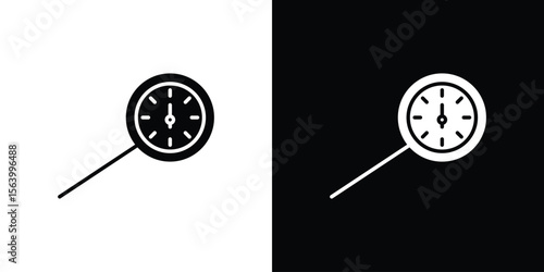 Kitchen thermometer icon Vector Silhouette for graphic and web design collection