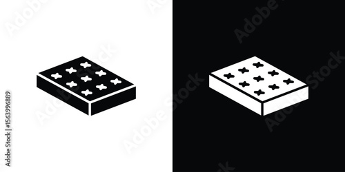 Mattress icon Vector Silhouette for graphic and web design collection