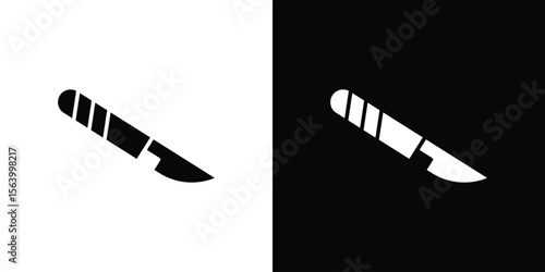 Scalpel icon Vector Silhouette for graphic and web design collection