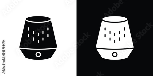 Smart speaker icon Vector Silhouette for graphic and web design collection