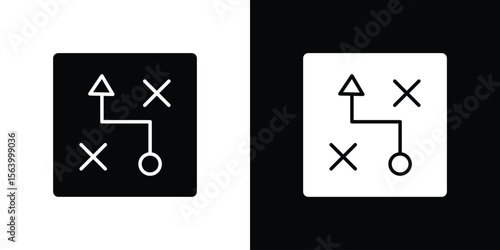 Tactical icon Vector Silhouette for graphic and web design collection