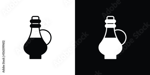 Vinegar icon Vector Silhouette for graphic and web design collection