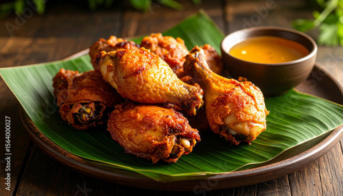Pale Fried Chicken With Broth Side