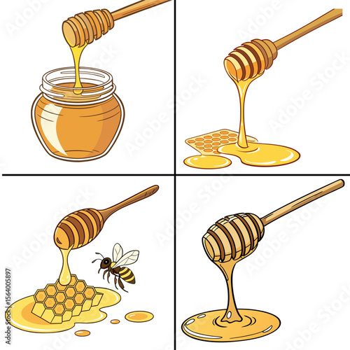 honey and honeycomb