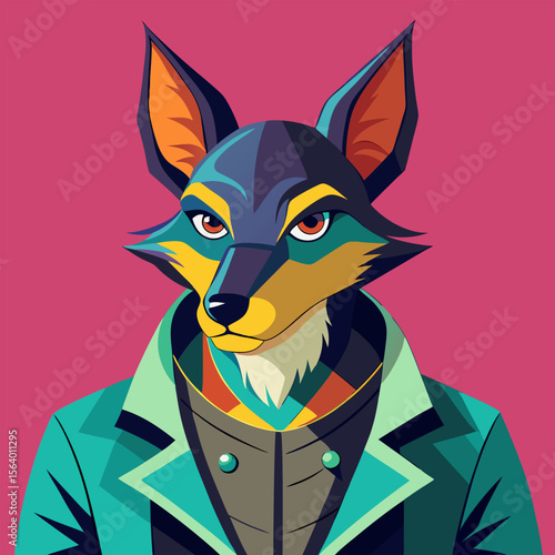 Portrait of a confident young man in a leather jacket