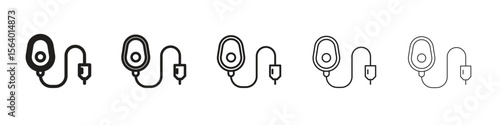 Anesthesia icon. modern outline style vector icons series