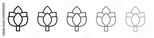 Artichoke icon. modern outline style vector icons series
