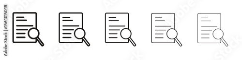 Auditors icon. modern outline style vector icons series