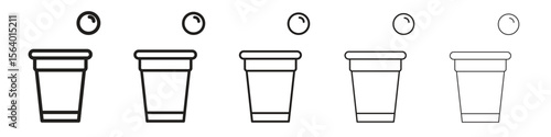 Beer pong icon. modern outline style vector icons series