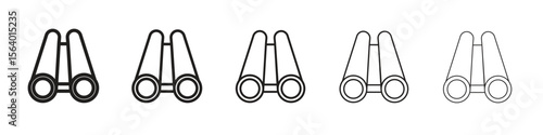 Binoculars icon. modern outline style vector icons series