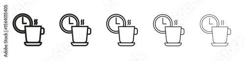 Break icon. modern outline style vector icons series