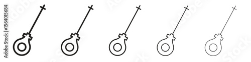 Car dipstick icon. modern outline style vector icons series