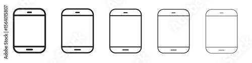 Cell phone icon. modern outline style vector icons series