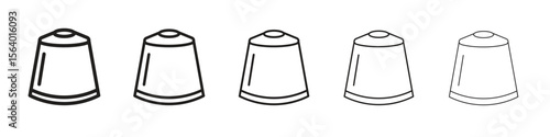 Coffee capsule icon. modern outline style vector icons series