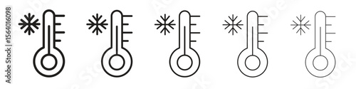 Cold icon. modern outline style vector icons series