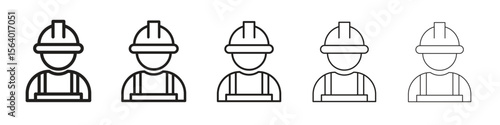 Engineer icon. modern outline style vector icons series