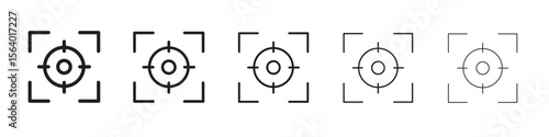 Focus icon. modern outline style vector icons series