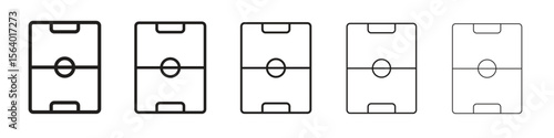 Football field icon. modern outline style vector icons series
