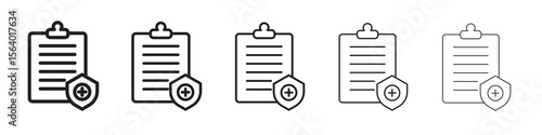 Health insurance icon. modern outline style vector icons series