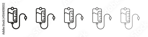 Intravenous icon. modern outline style vector icons series