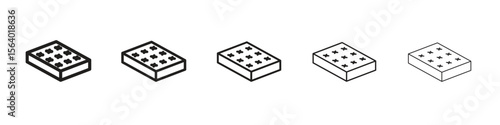 Mattress icon. modern outline style vector icons series