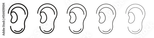 Otitis icon. modern outline style vector icons series