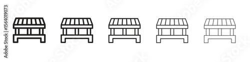 Pallet icon. modern outline style vector icons series