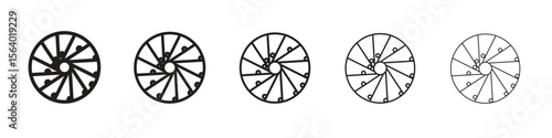 Perpetual motion icon. modern outline style vector icons series