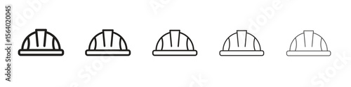 Safety helmet icon. modern outline style vector icons series