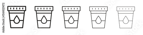 Urine test icon. modern outline style vector icons series