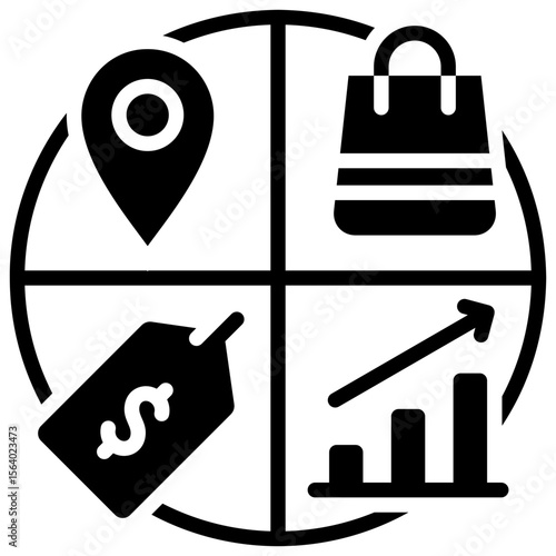 Marketing Mix Icon