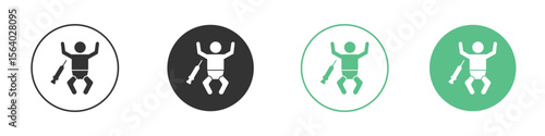 Baby Vaccination icon vector pictogram for ui ux interface elements