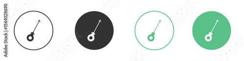 Car dipstick icon vector pictogram for ui ux interface elements