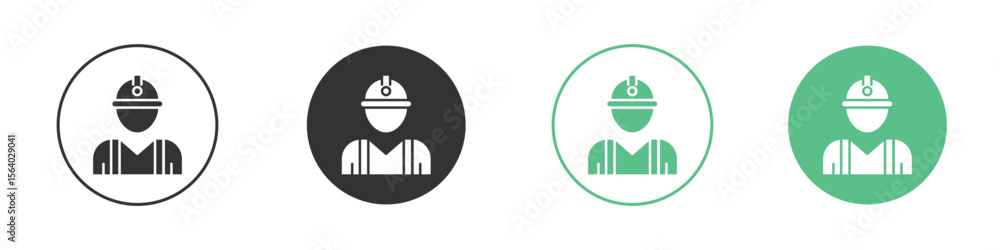 Fototapeta premium Civil Engineer icon vector pictogram for ui ux interface elements