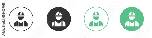 Civil Engineer icon vector pictogram for ui ux interface elements