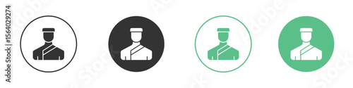 Concierge icon vector pictogram for ui ux interface elements