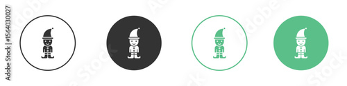 Elf icon vector pictogram for ui ux interface elements